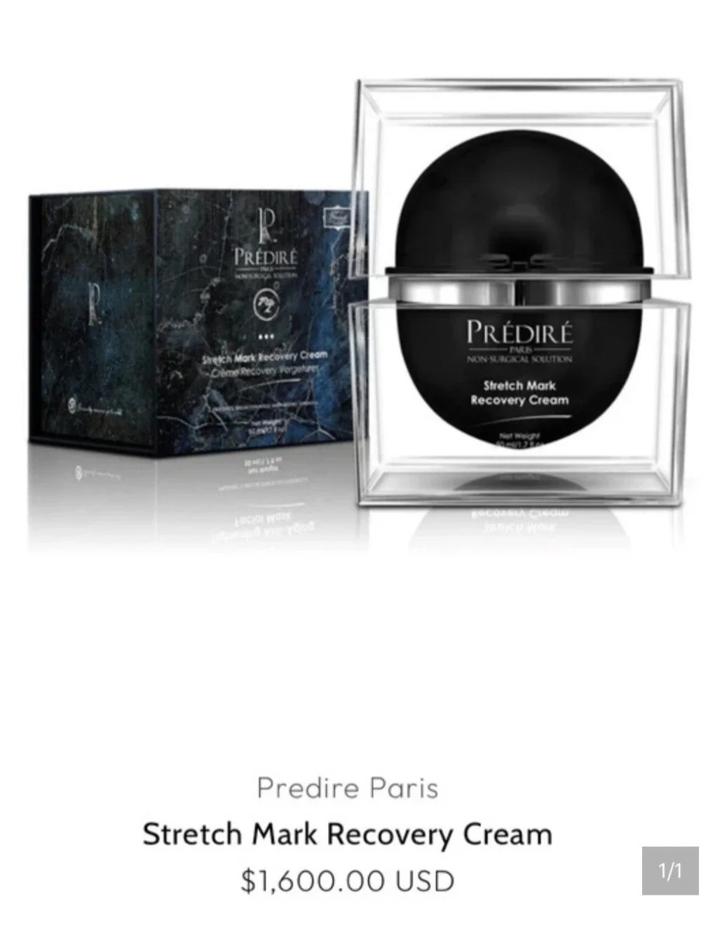 Body Cream Stretch Mark Recovery Cream - Prédiré Paris (New)